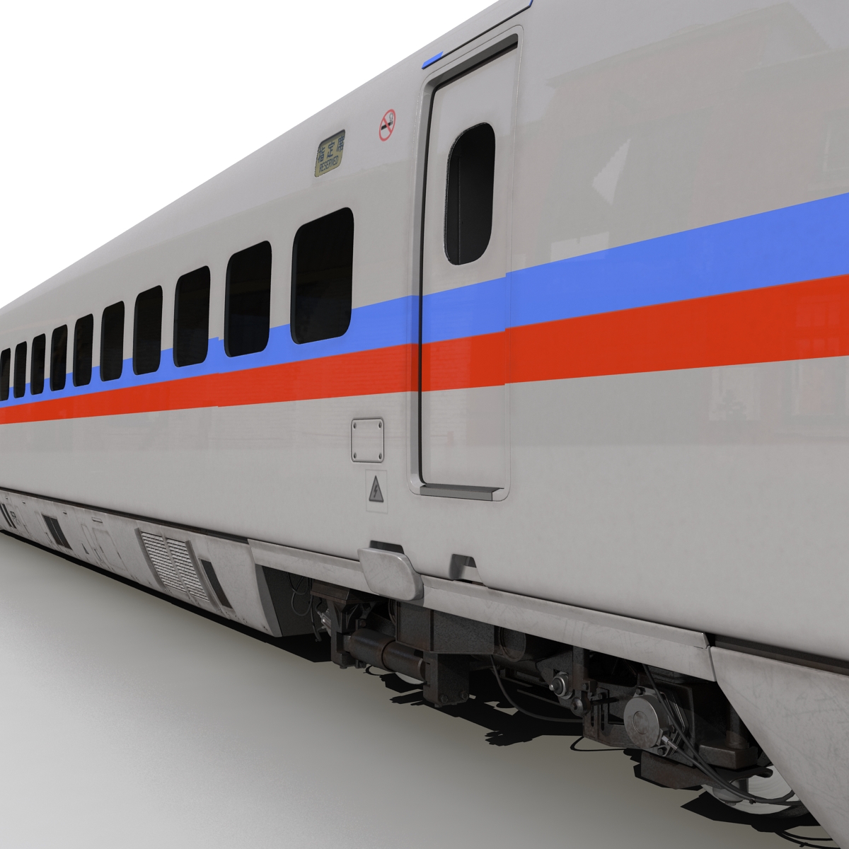 Speed Train Generic 3D model