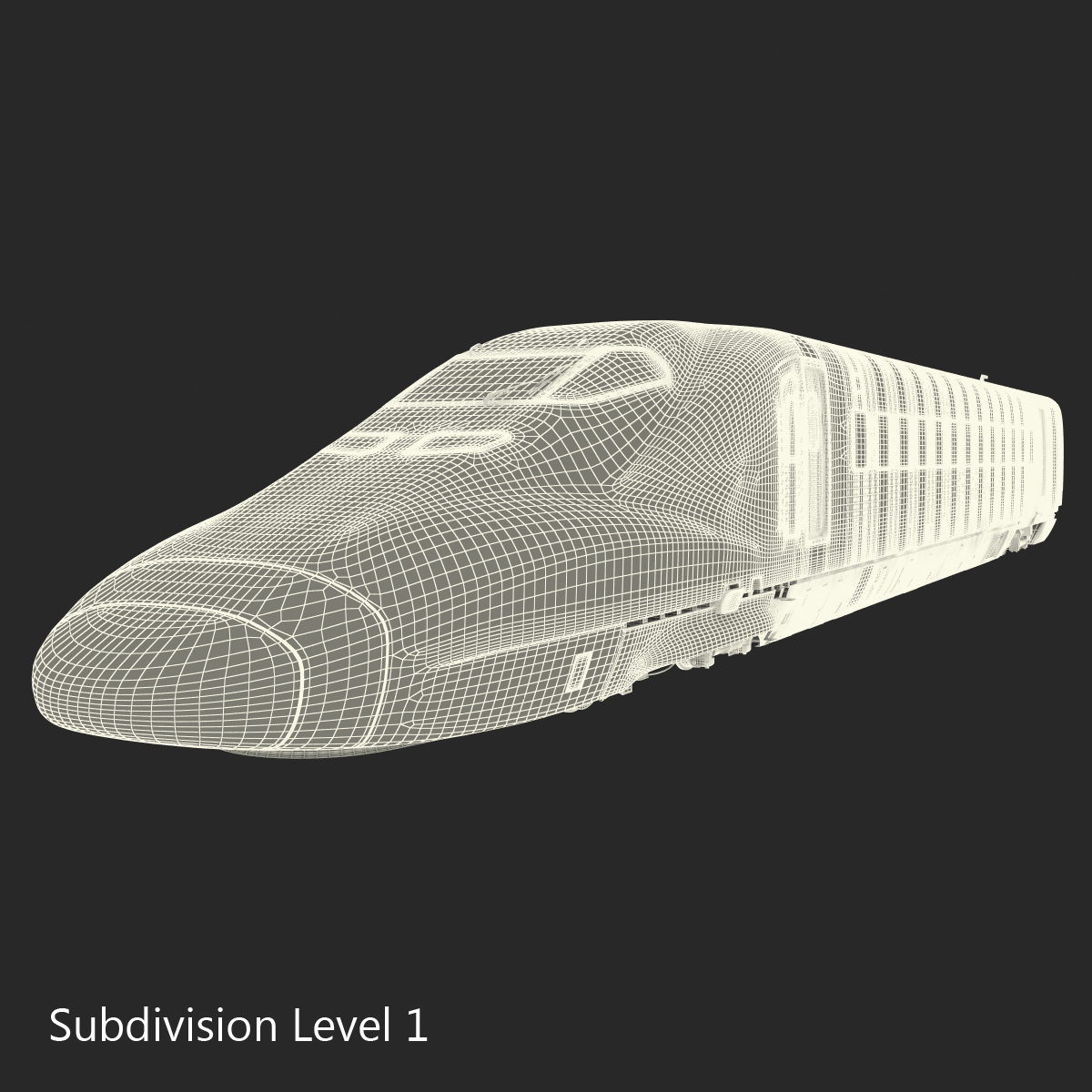 Speed Train Generic 3D model