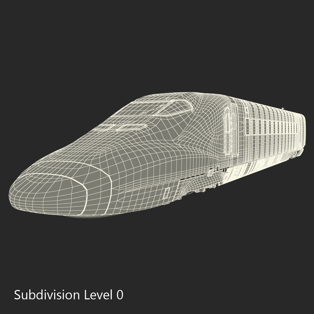 Speed Train Generic 3D model