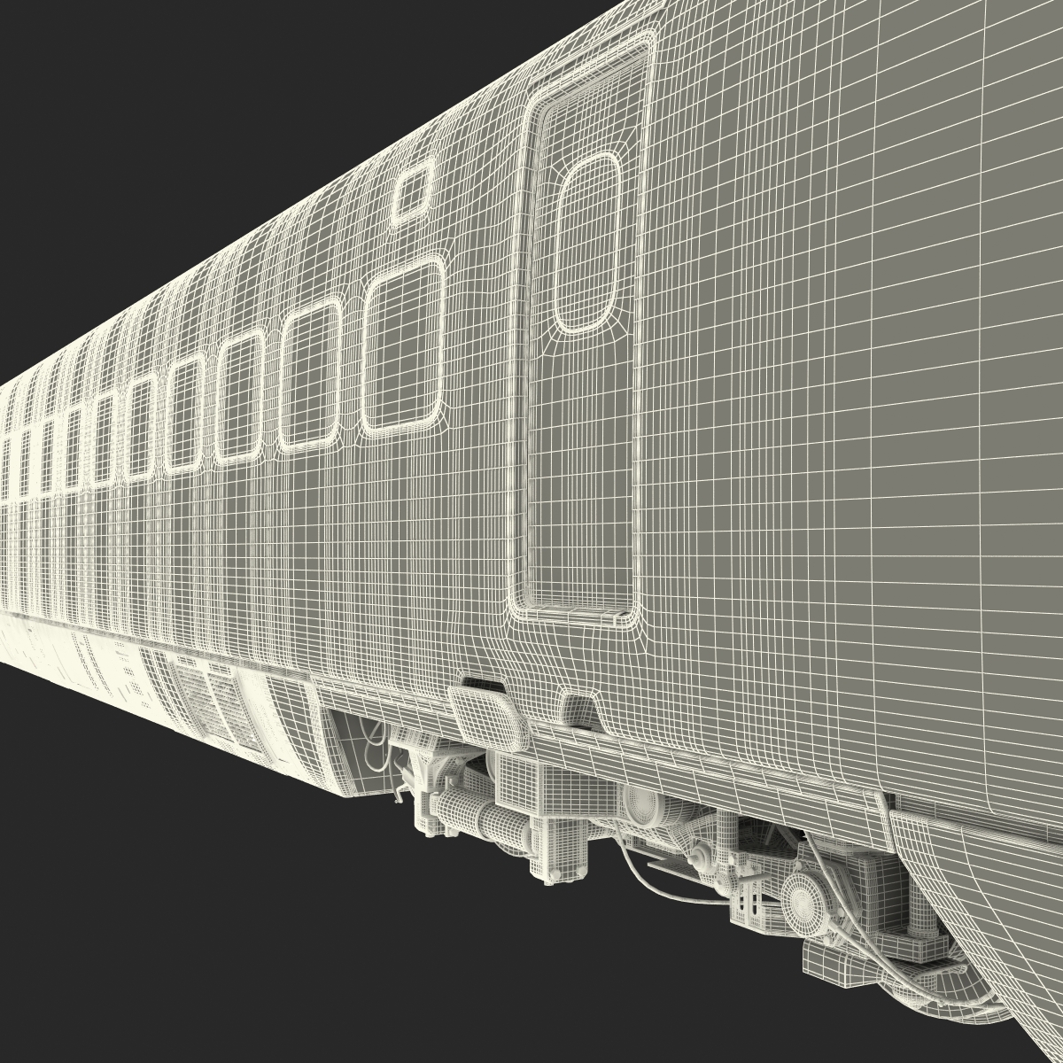 Speed Train Generic 3D model