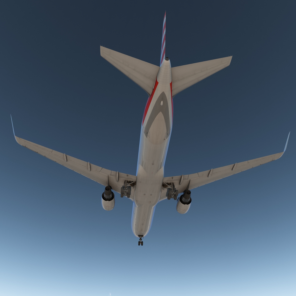 3D model Boeing 767 300F American Airlines Rigged