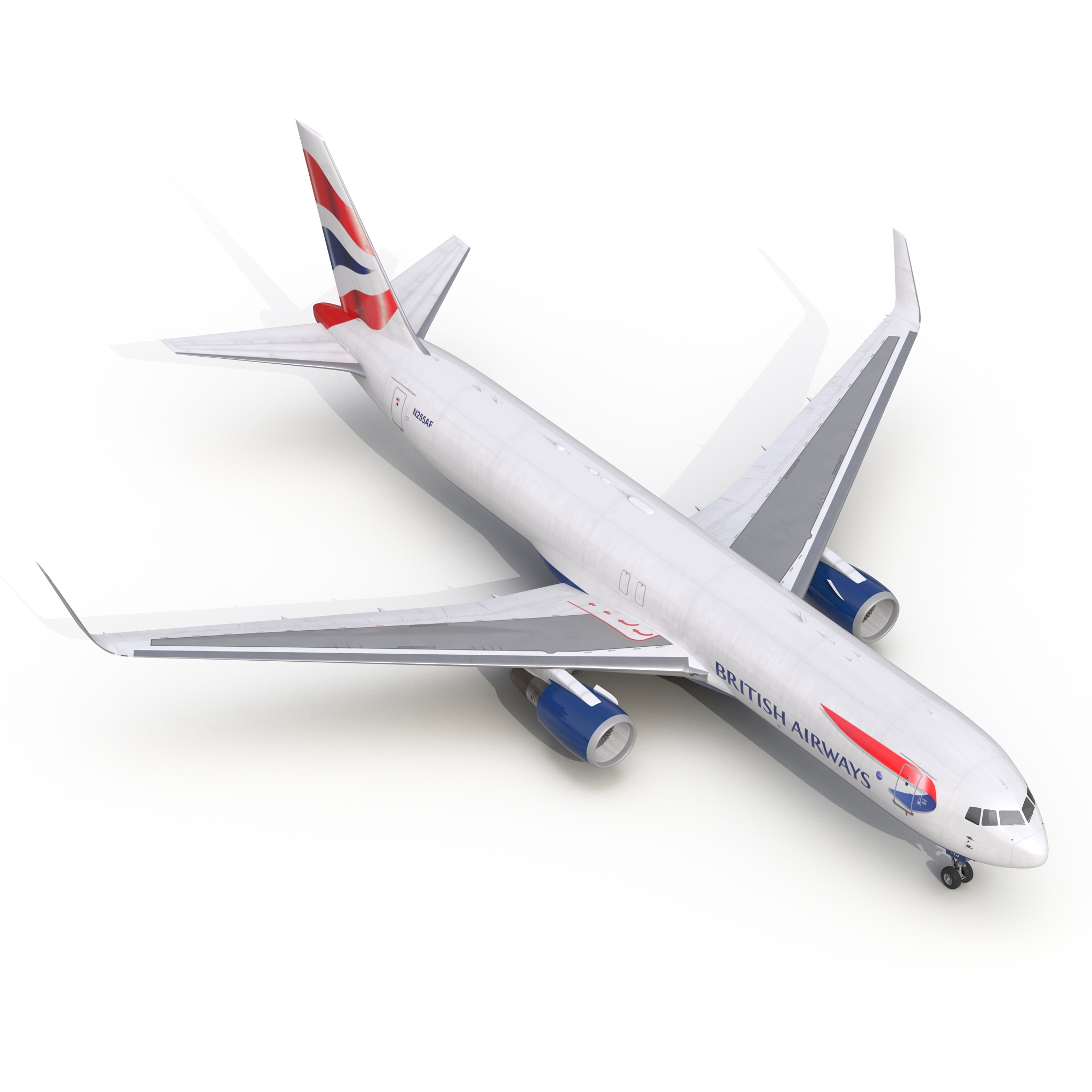 3D Boeing 767 300F British Airways