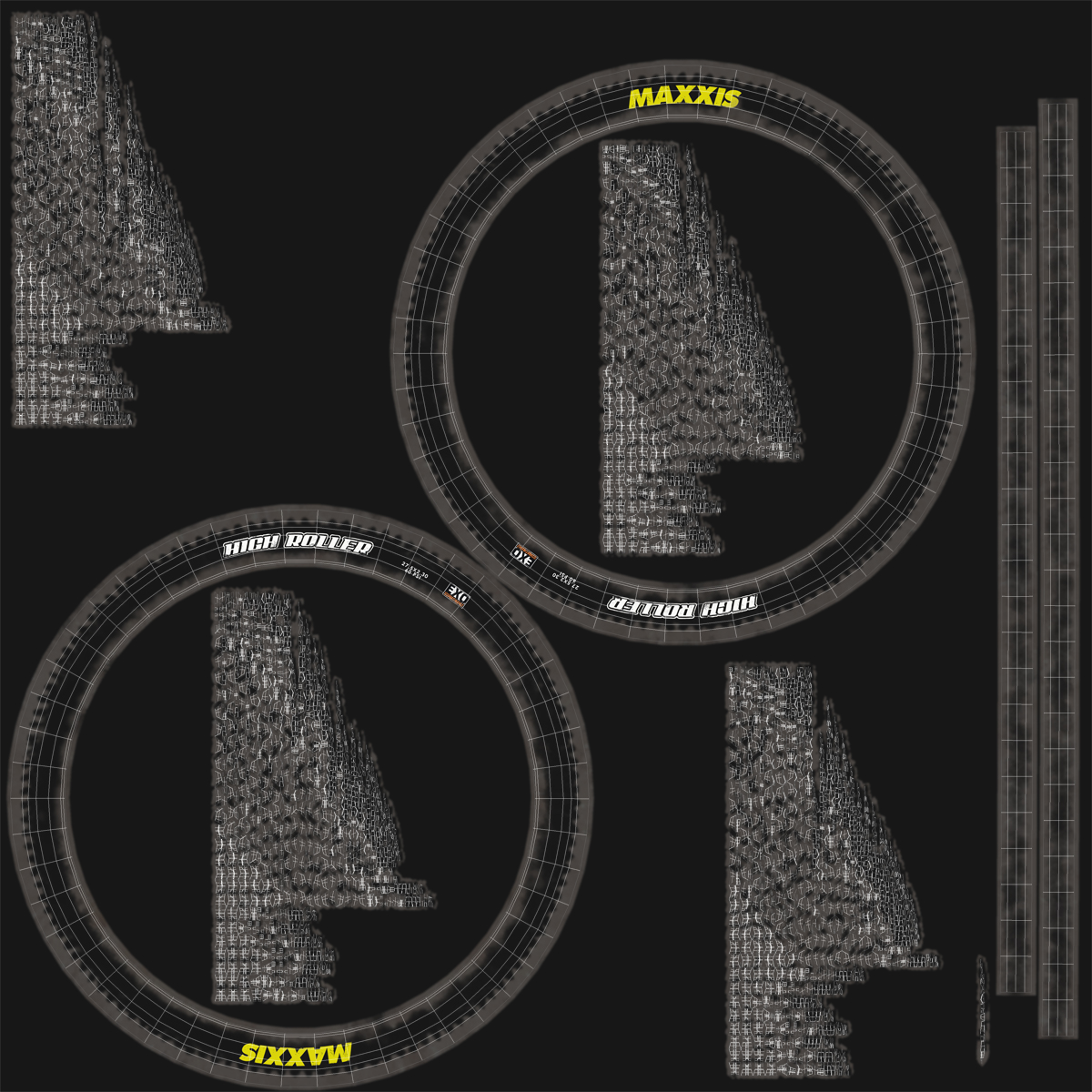 3D Bicycle Back Wheel model