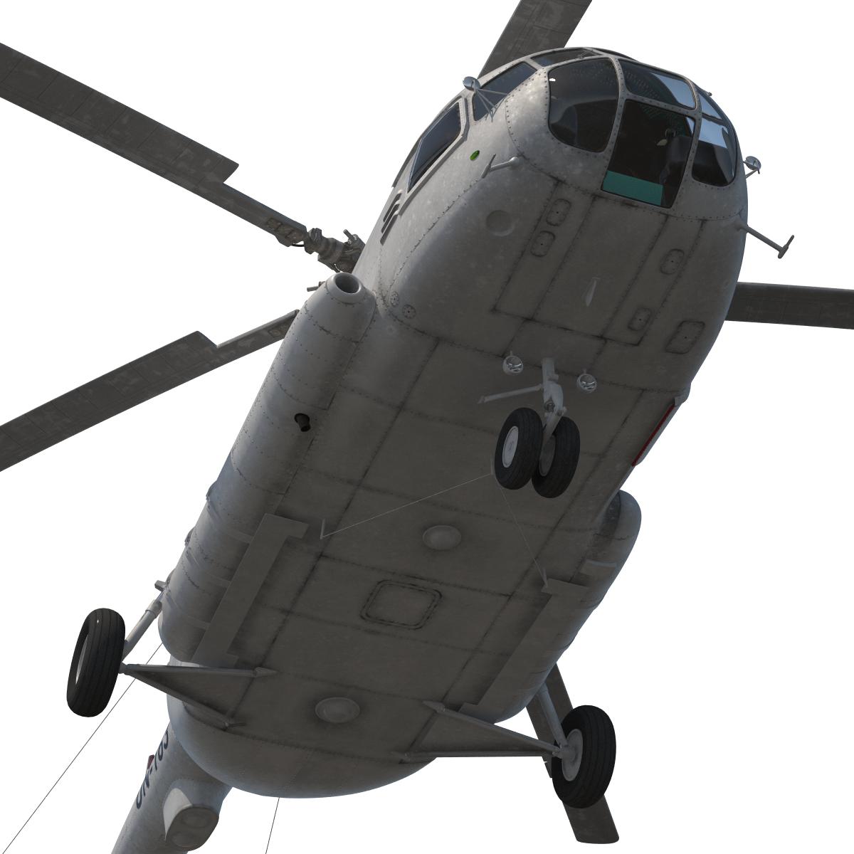 3D Mi 8 Hip United Nations Medium Transport Helicopter