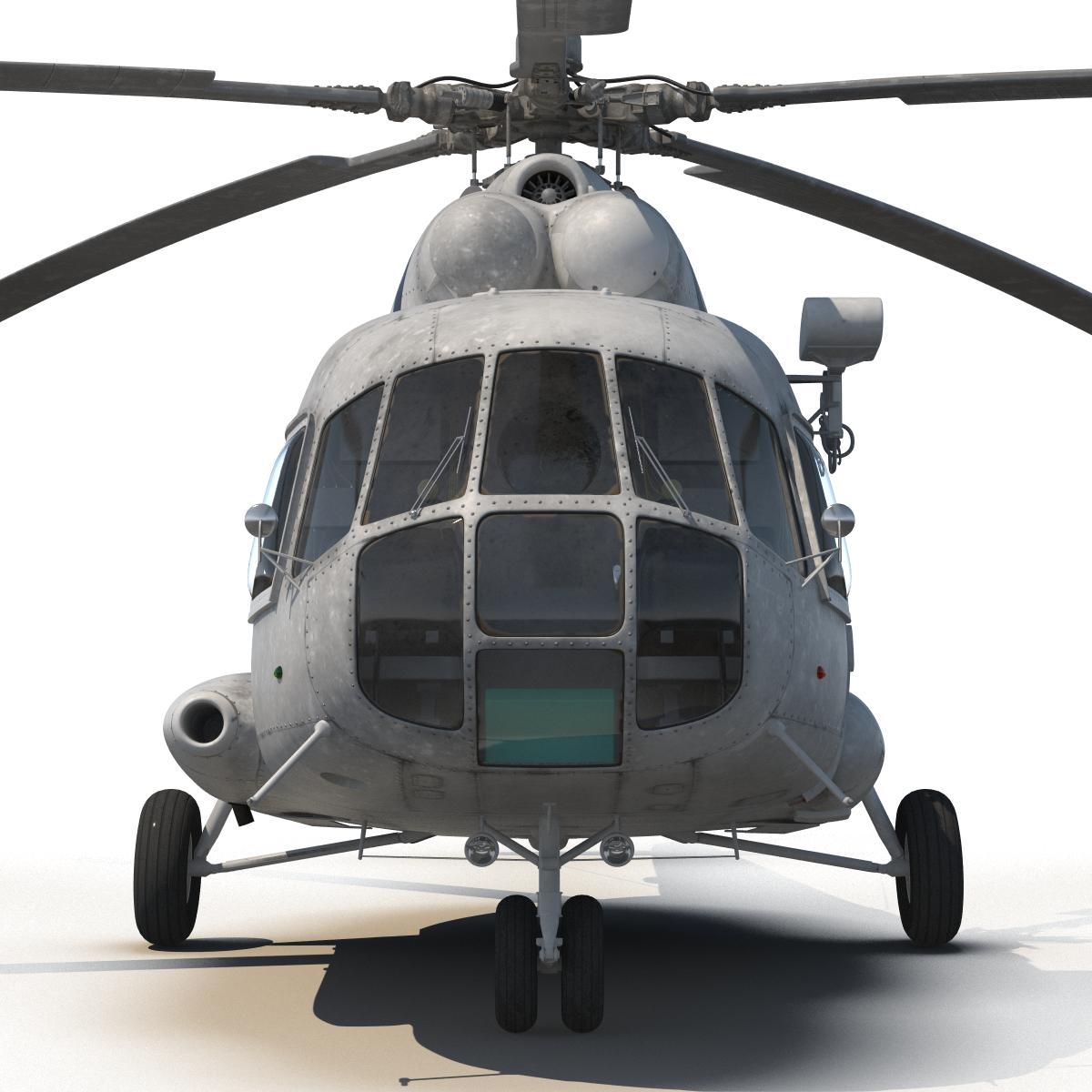 3D Mi 8 Hip United Nations Medium Transport Helicopter