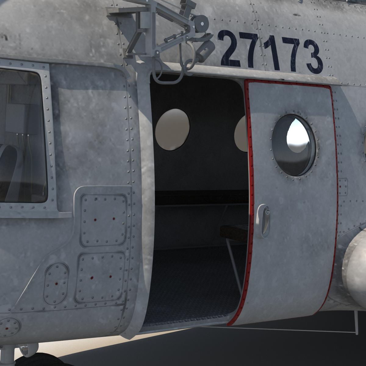 3D Mi 8 Hip United Nations Medium Transport Helicopter