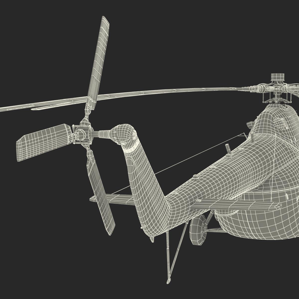 3D Mi 8 Hip United Nations Medium Transport Helicopter