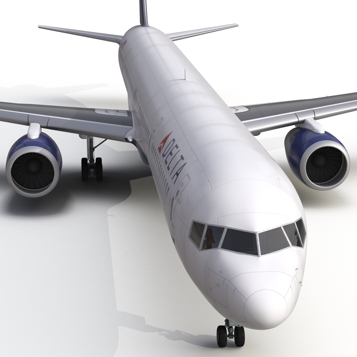 Boeing 757 300 Delta Air Lines Rigged 3D