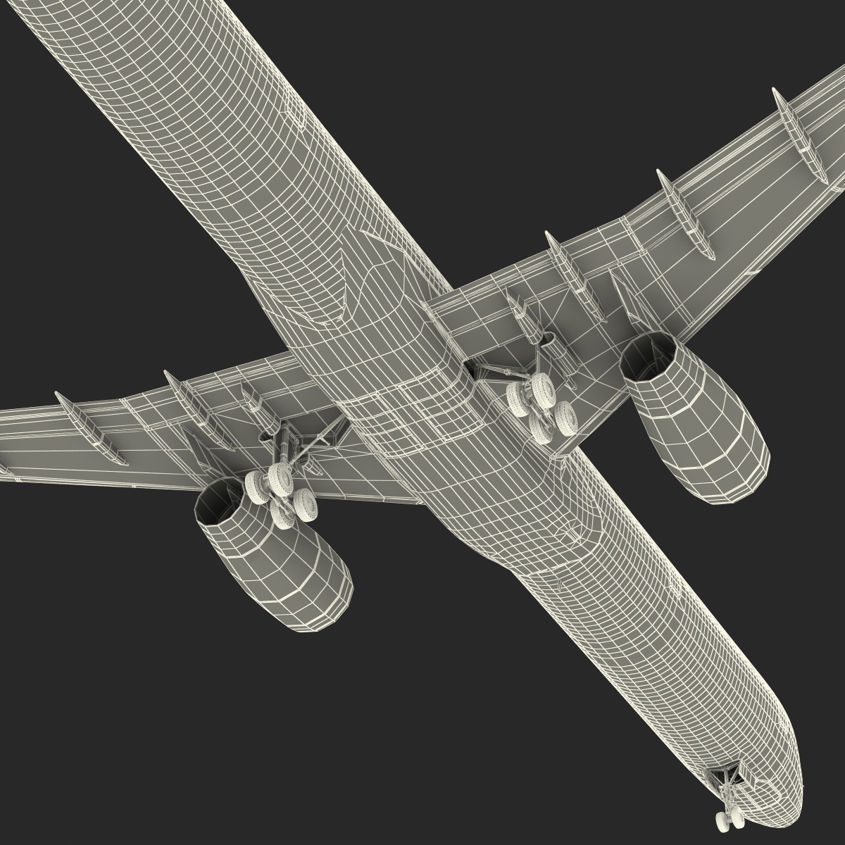 Boeing 757 300 Delta Air Lines Rigged 3D