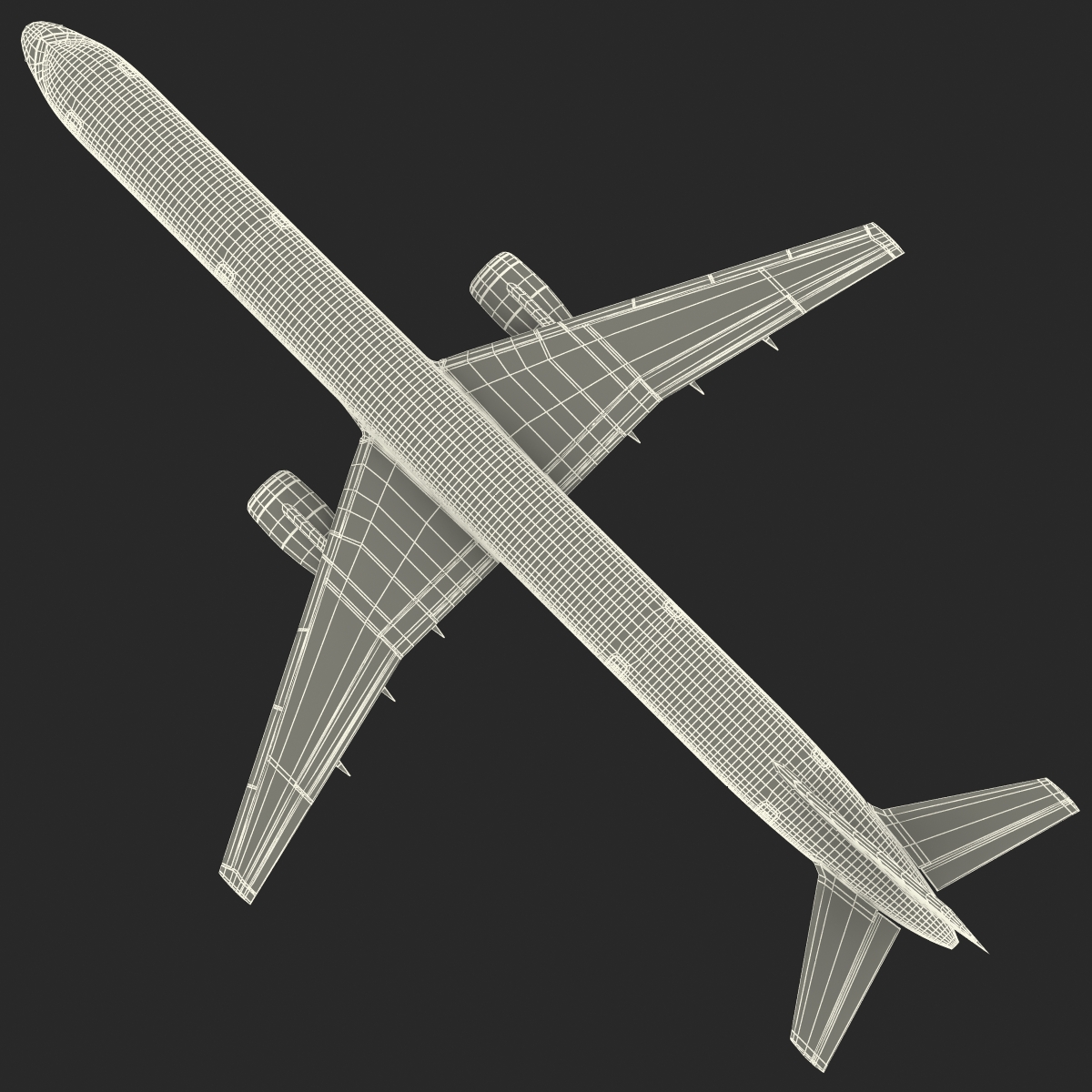 3D model Boeing 757 300 Ethiopian Airlines Rigged