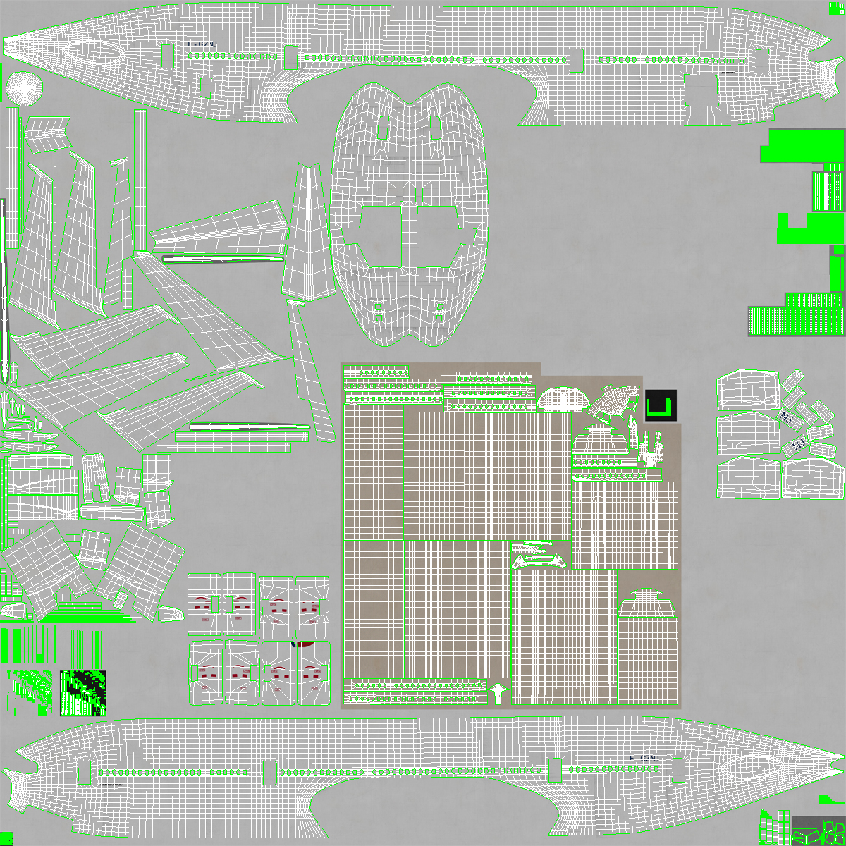 3D Boeing 777 8x Generic