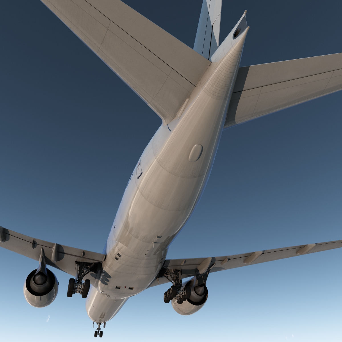 3D Boeing 777 8x Generic Rigged model