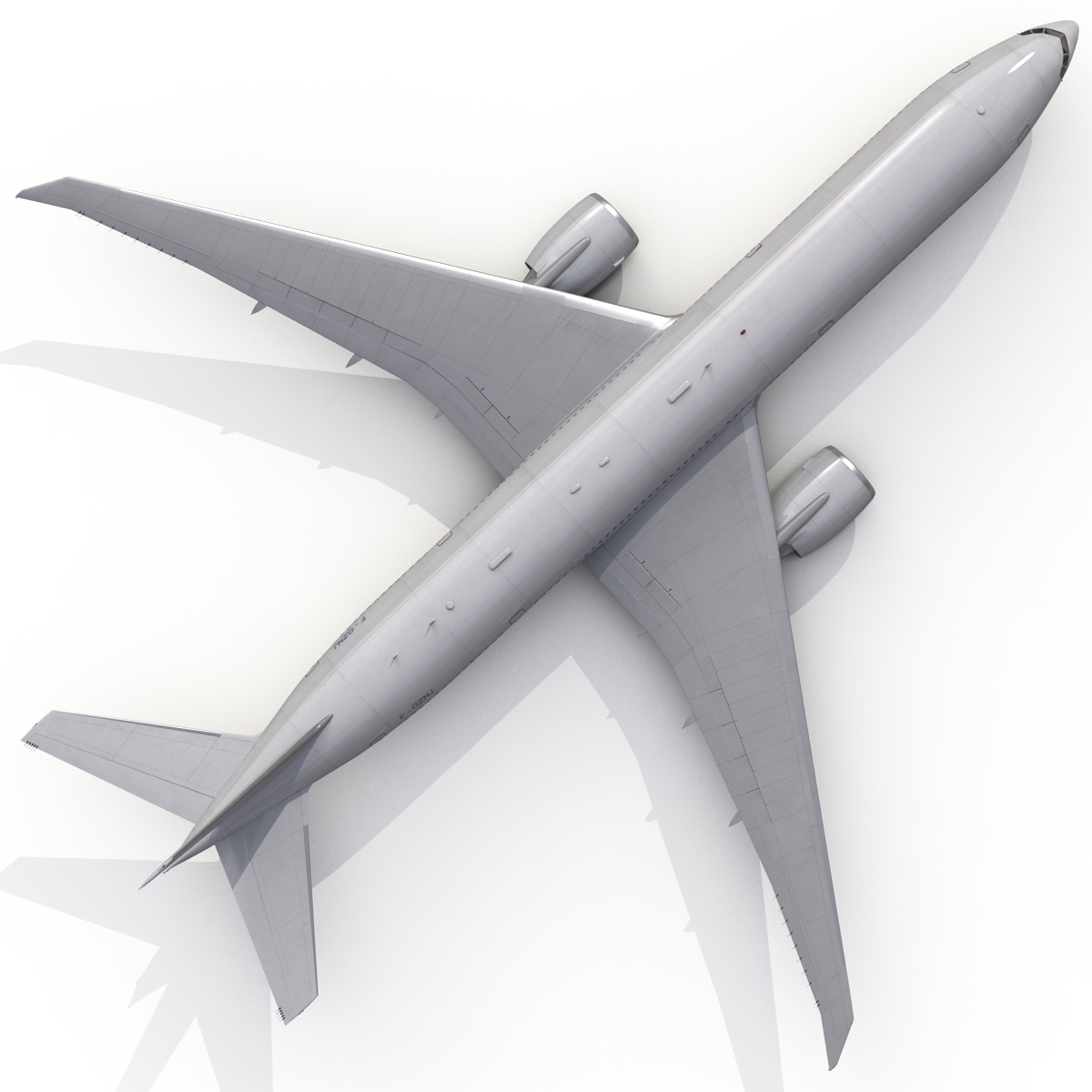 3D Boeing 777 8x Generic Rigged model