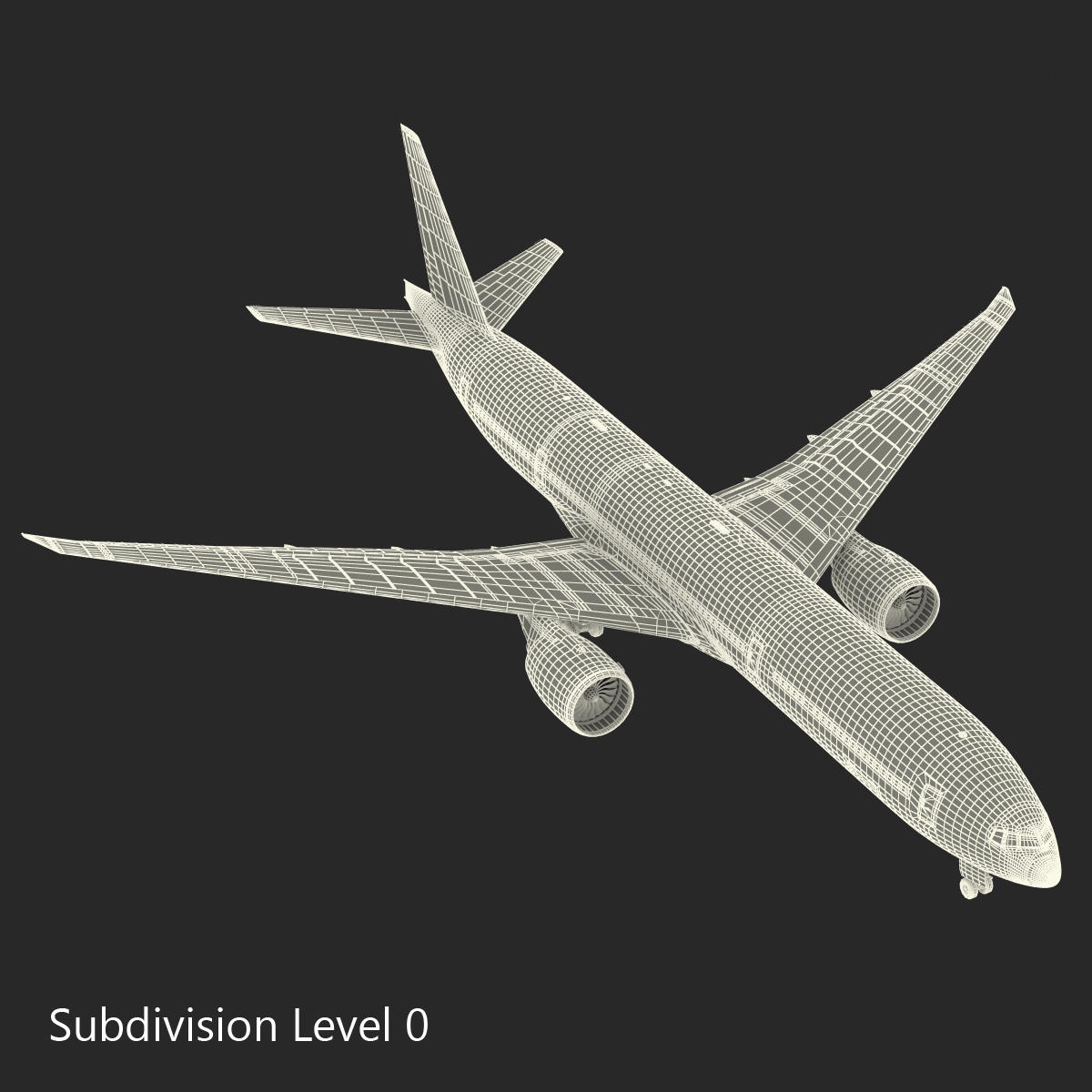 3D Boeing 777 8x Generic Rigged model