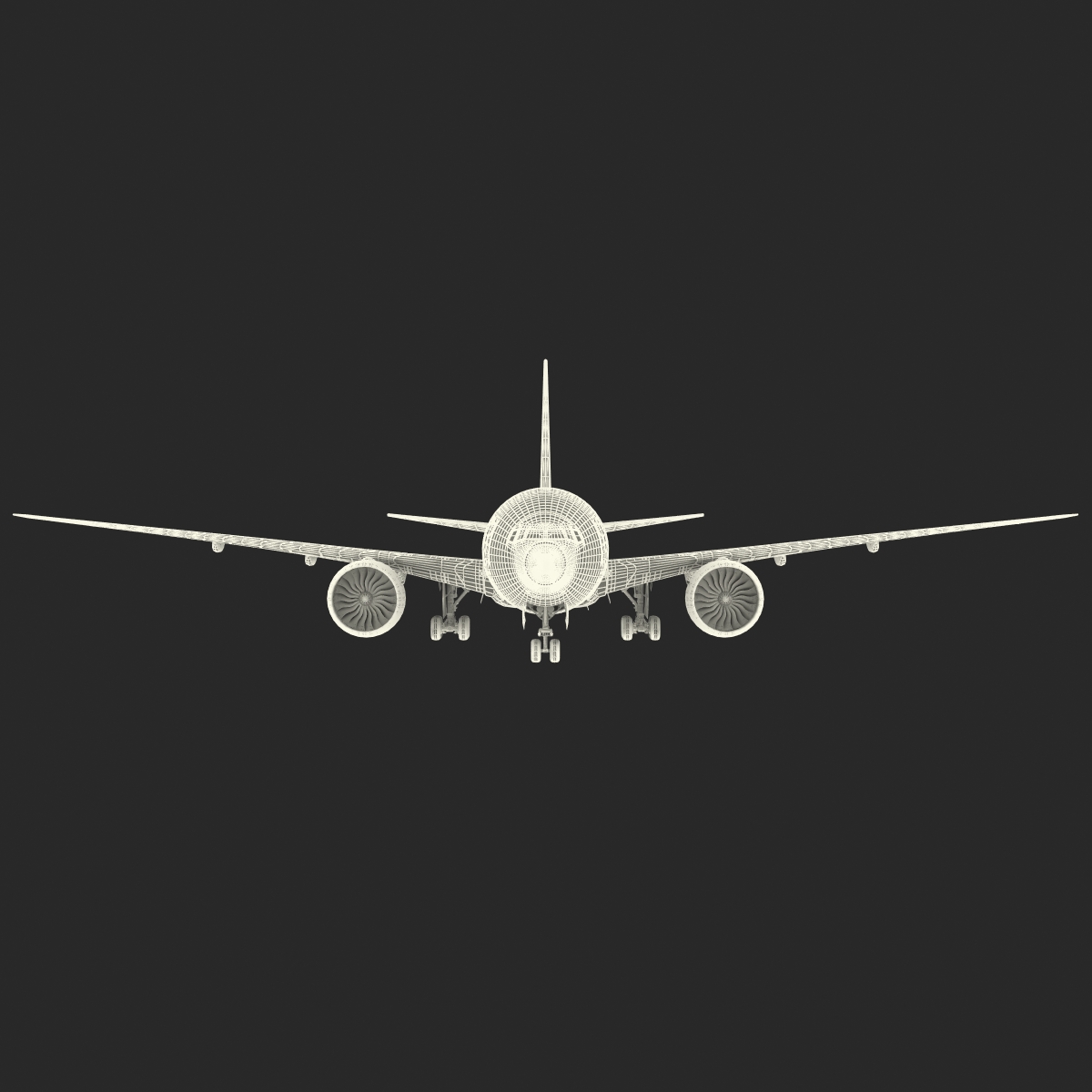 3D Boeing 777 8x Generic Rigged model