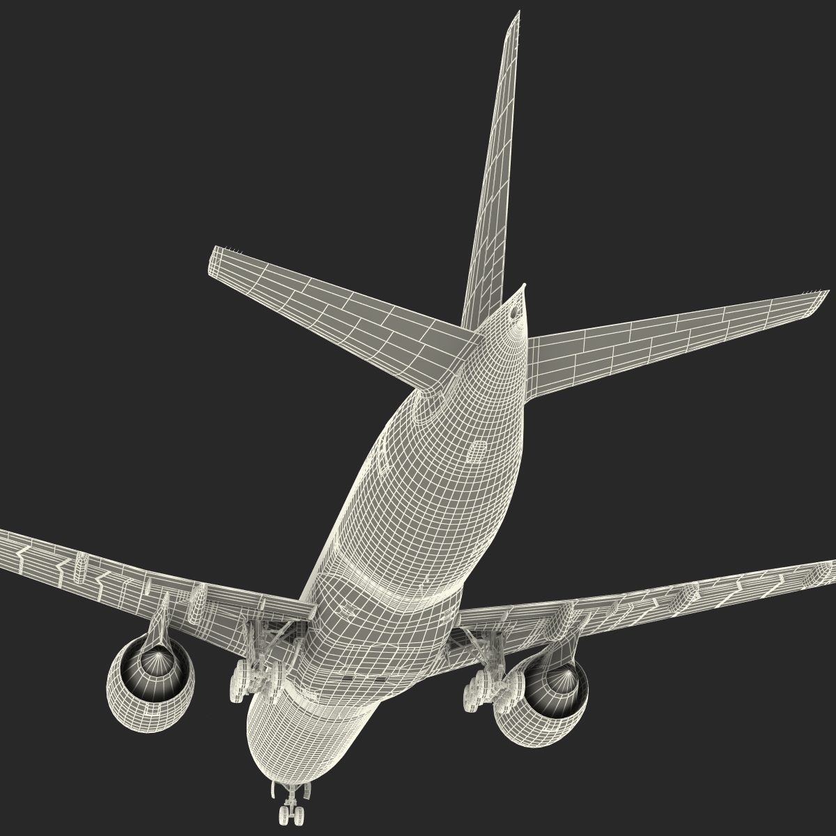 3D Boeing 777 8x Generic Rigged model