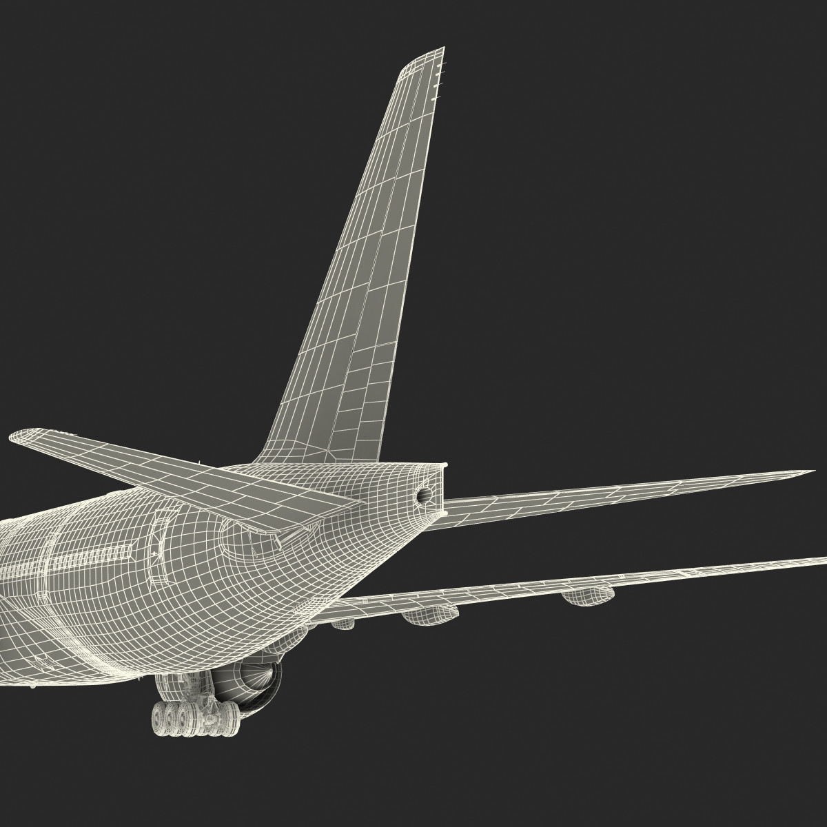 3D Boeing 777 8x Generic Rigged model