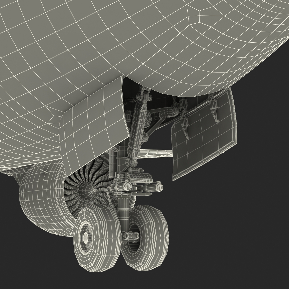 3D Boeing 777 8x Generic Rigged model