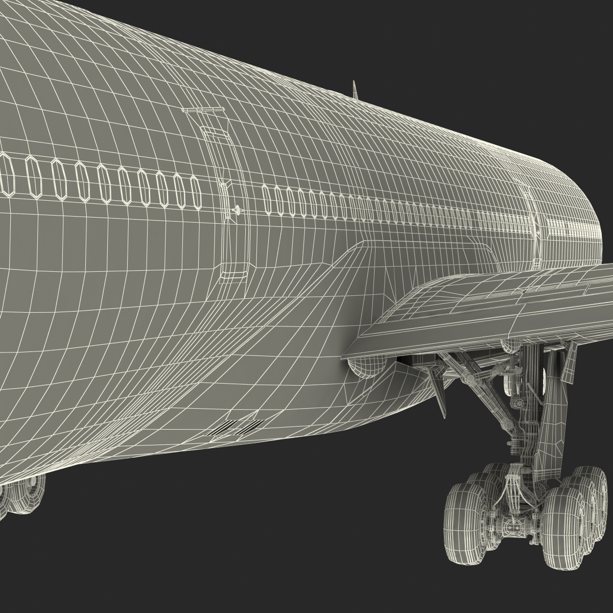 3D Boeing 777 8x Generic Rigged model