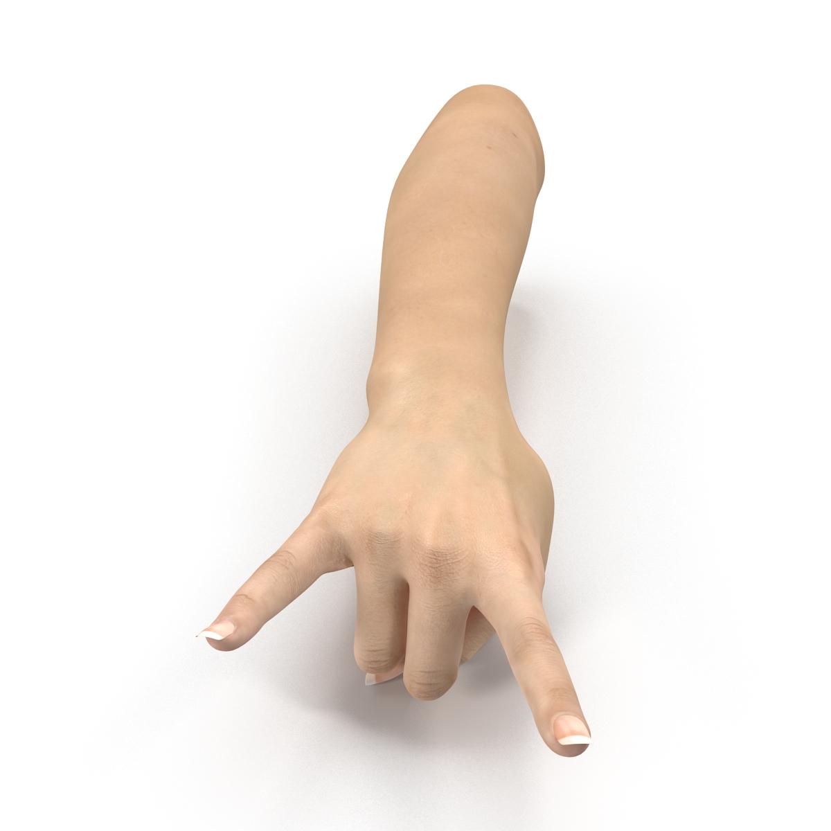 3D model Female Hand 3 Pose 3