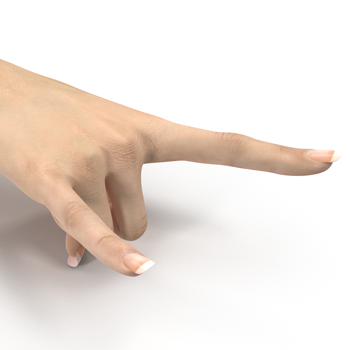 3D model Female Hand 3 Pose 3