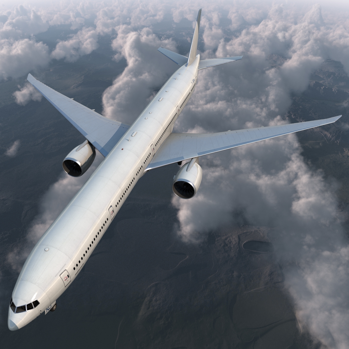 3D Boeing 777 9x Generic