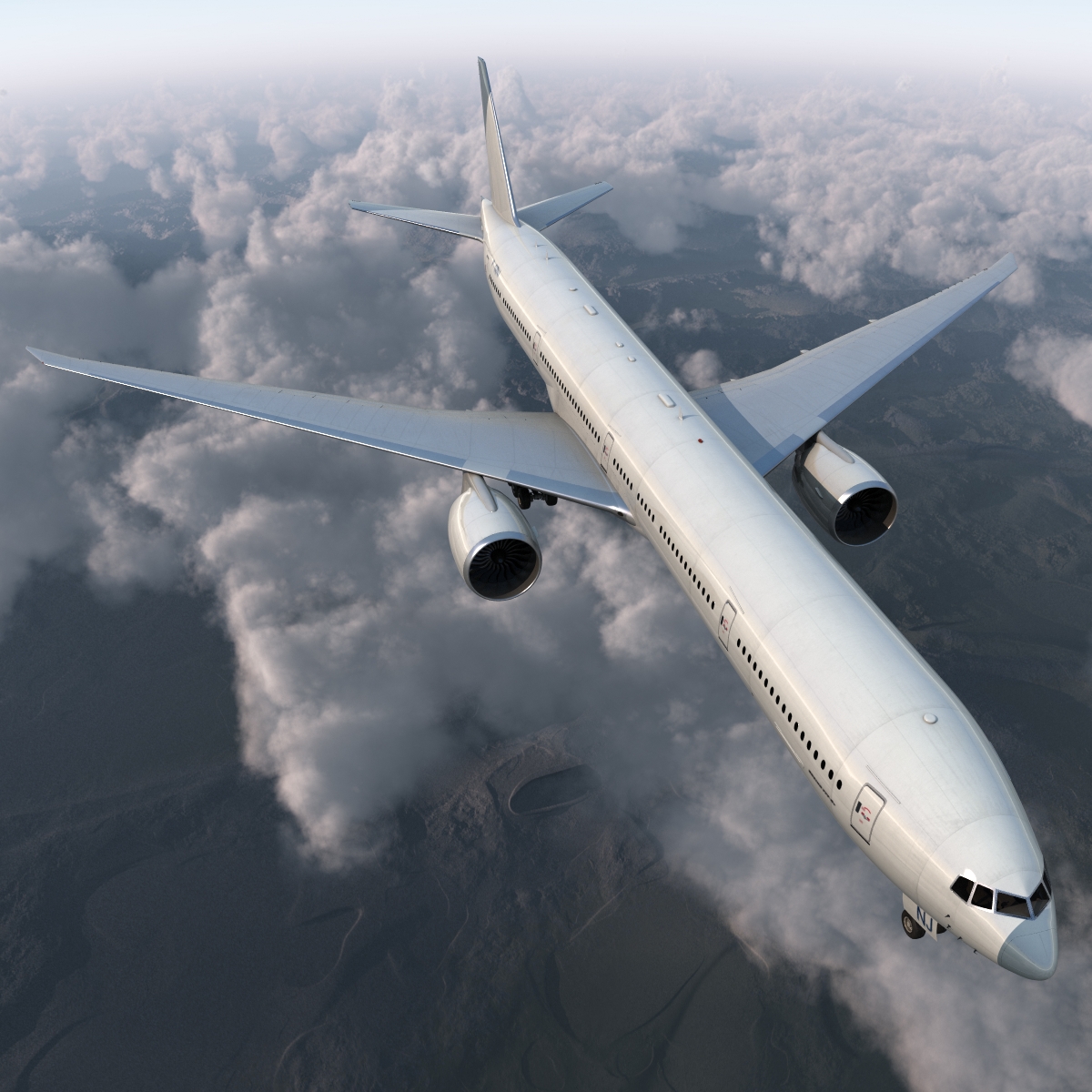 3D Boeing 777 9x Generic