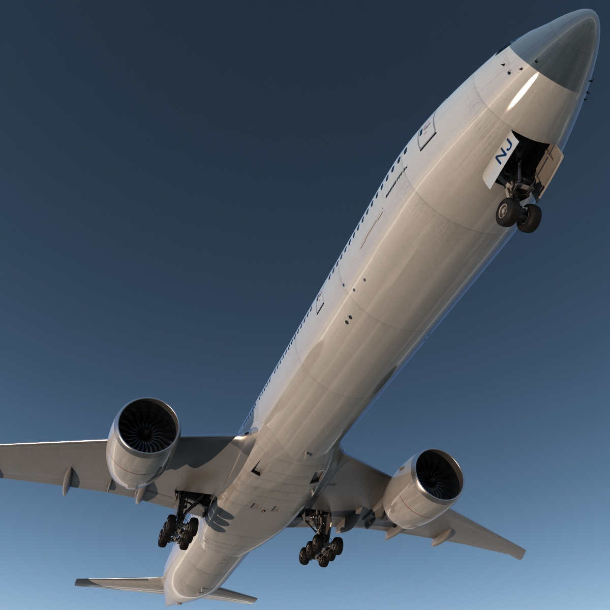 3D Boeing 777 9x Generic