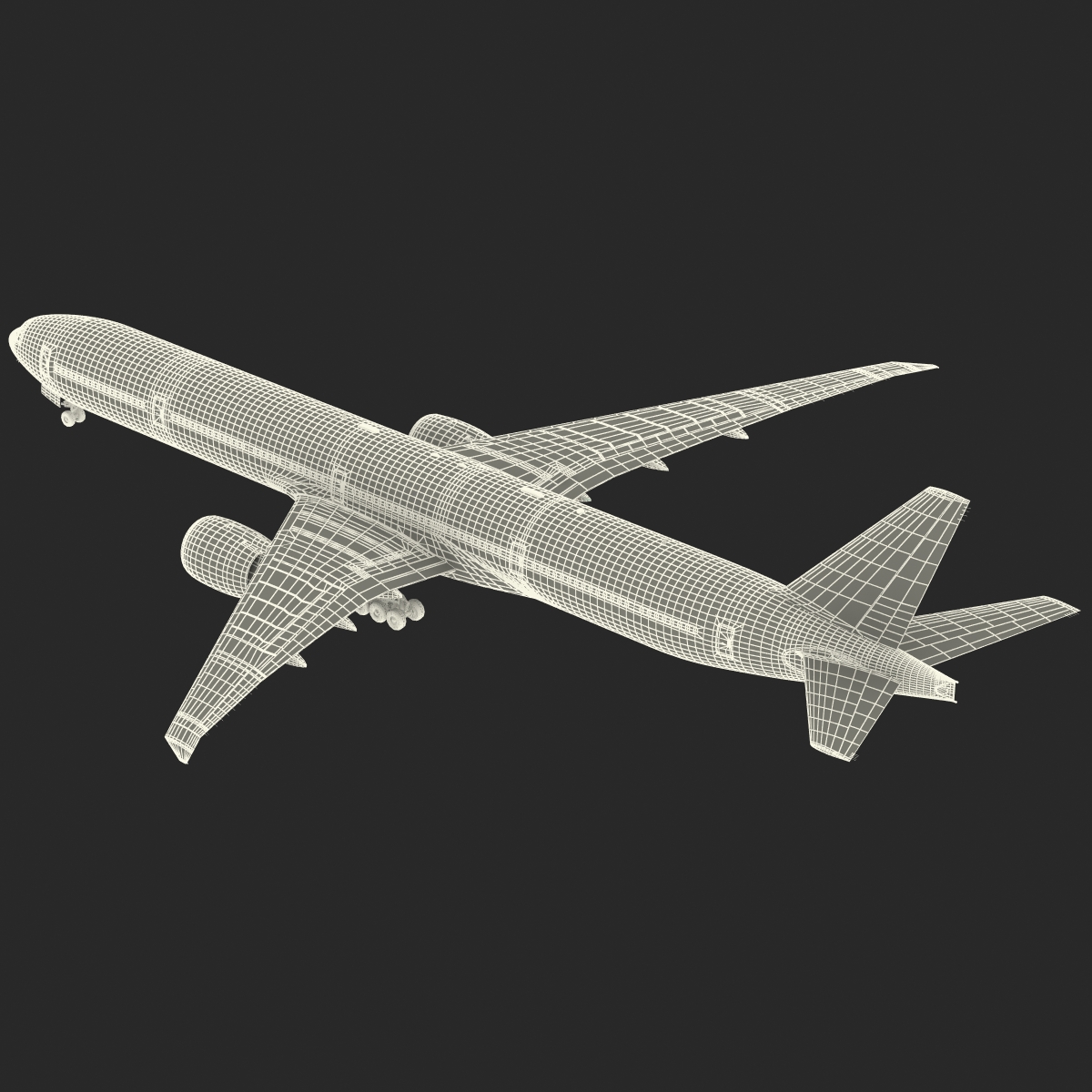 3D Boeing 777 9x Generic