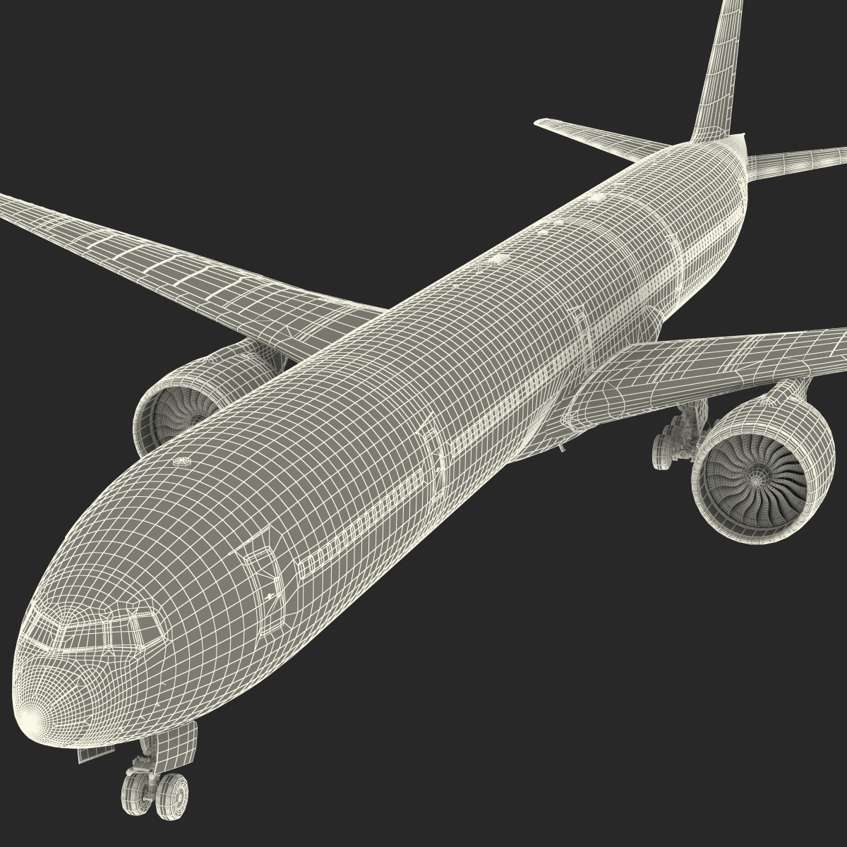 3D Boeing 777 9x Generic