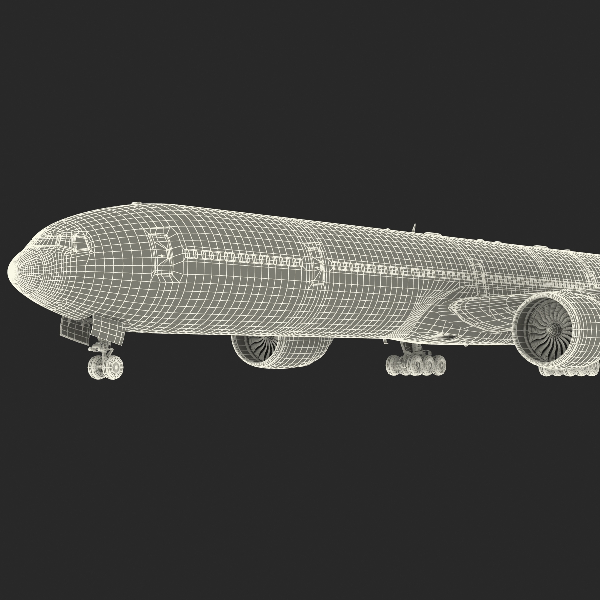 3D Boeing 777 9x Generic