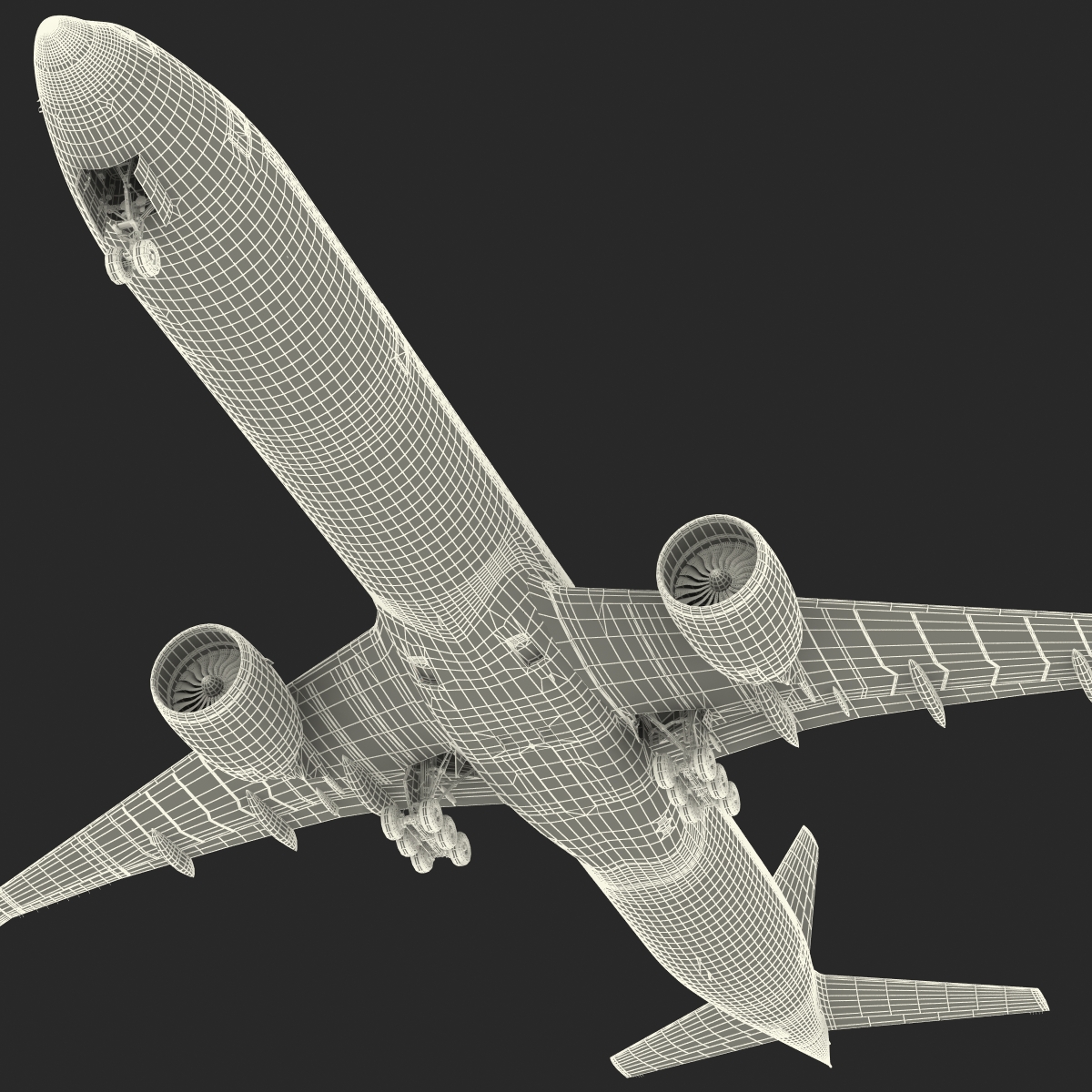 3D Boeing 777 9x Generic