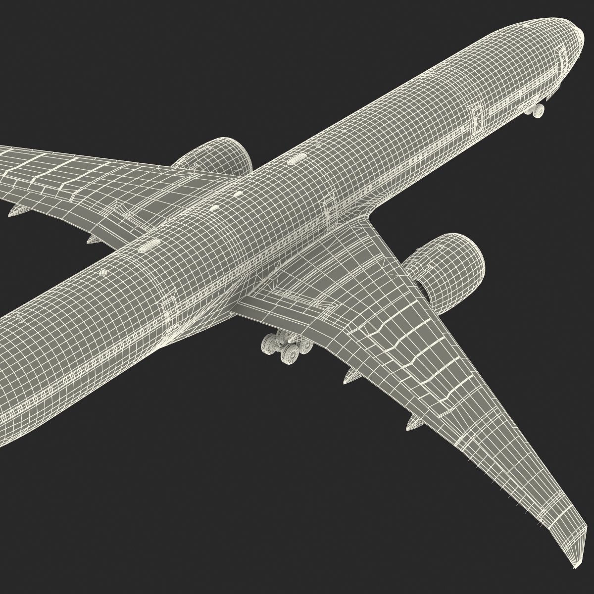 3D Boeing 777 9x Generic