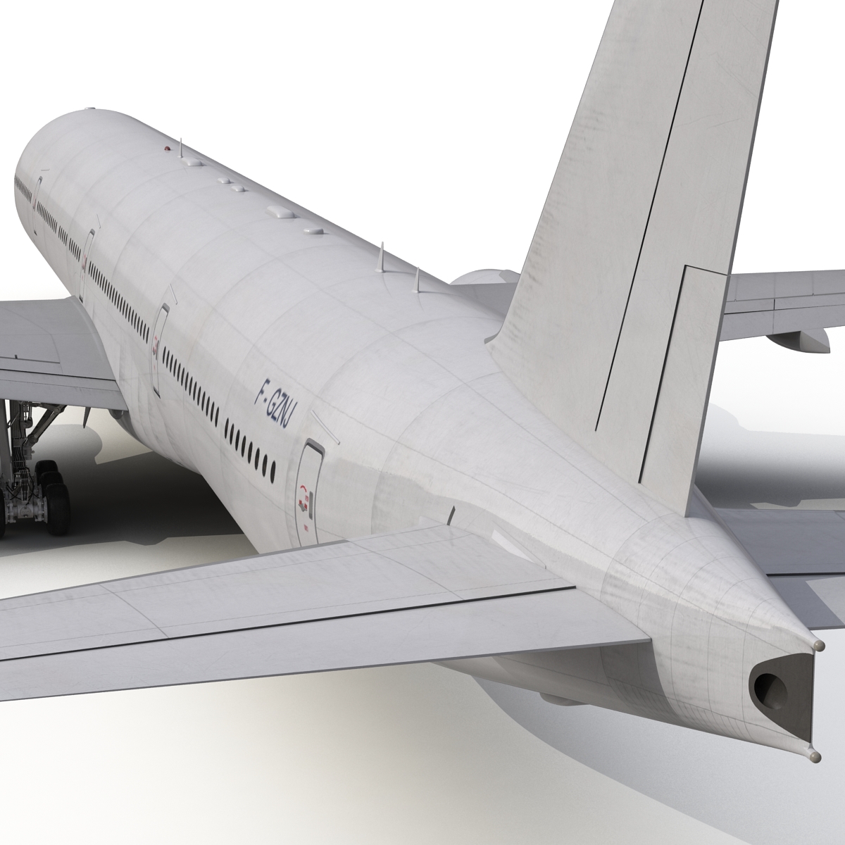 3D Boeing 777 9x Generic Rigged model