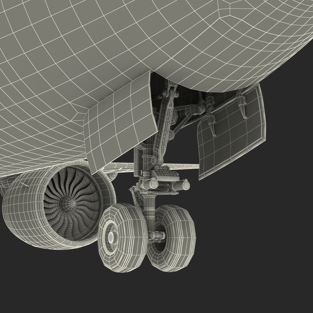 3D Boeing 777 9x Generic Rigged model