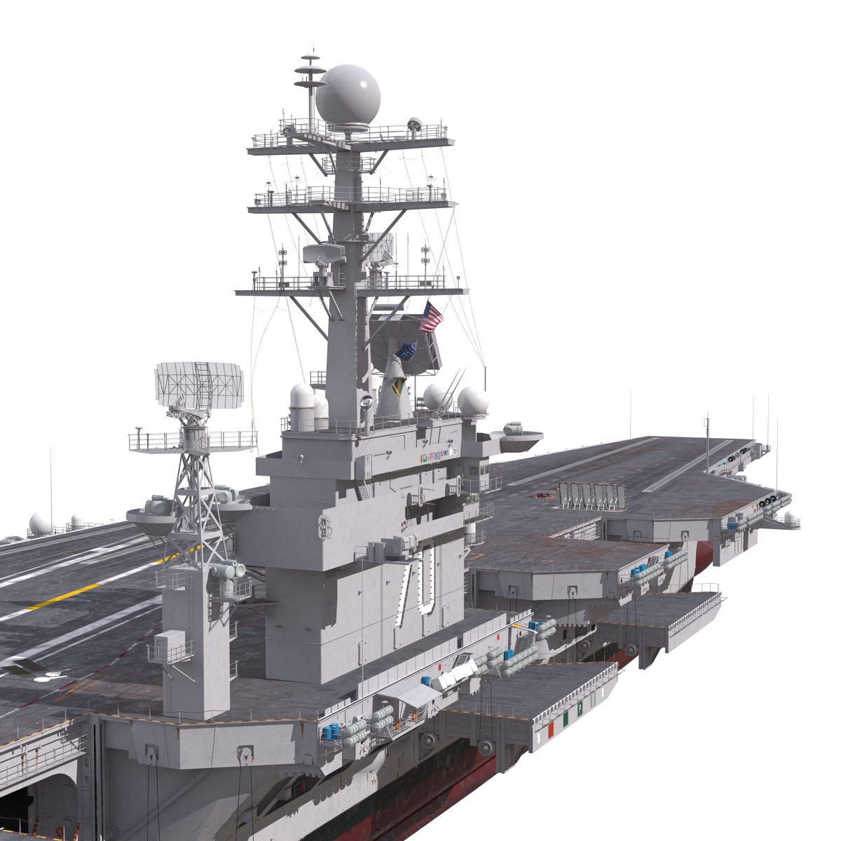 USS Carl Vinson CVN 70 3D