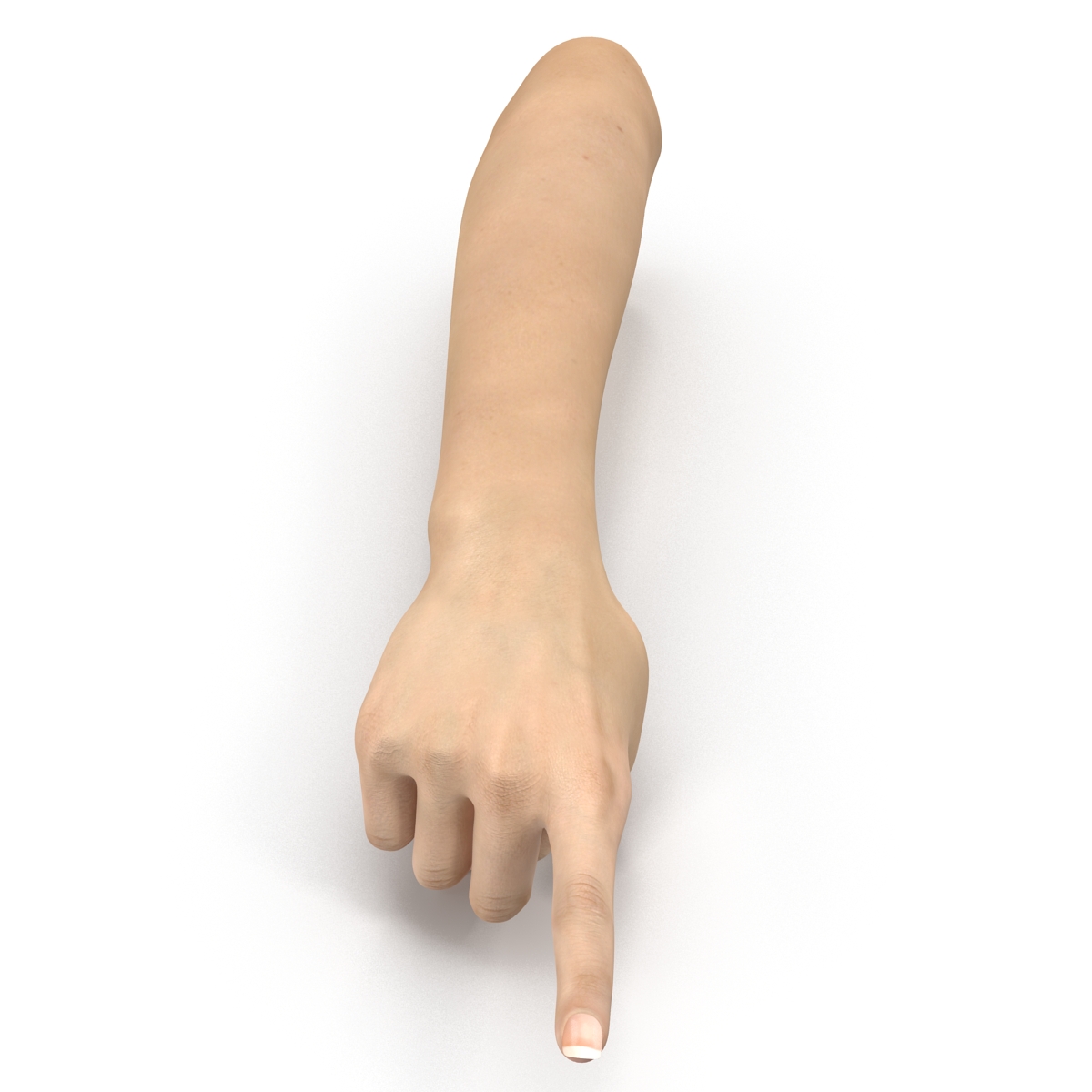 3D model Female Hand 3 Pose 5