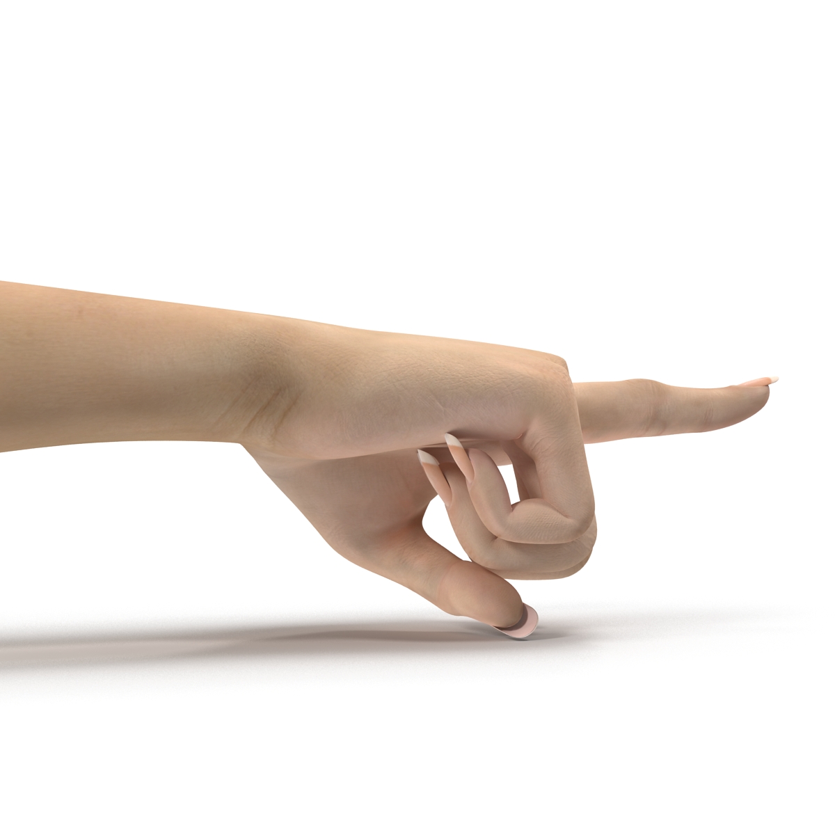 3D model Female Hand 3 Pose 5