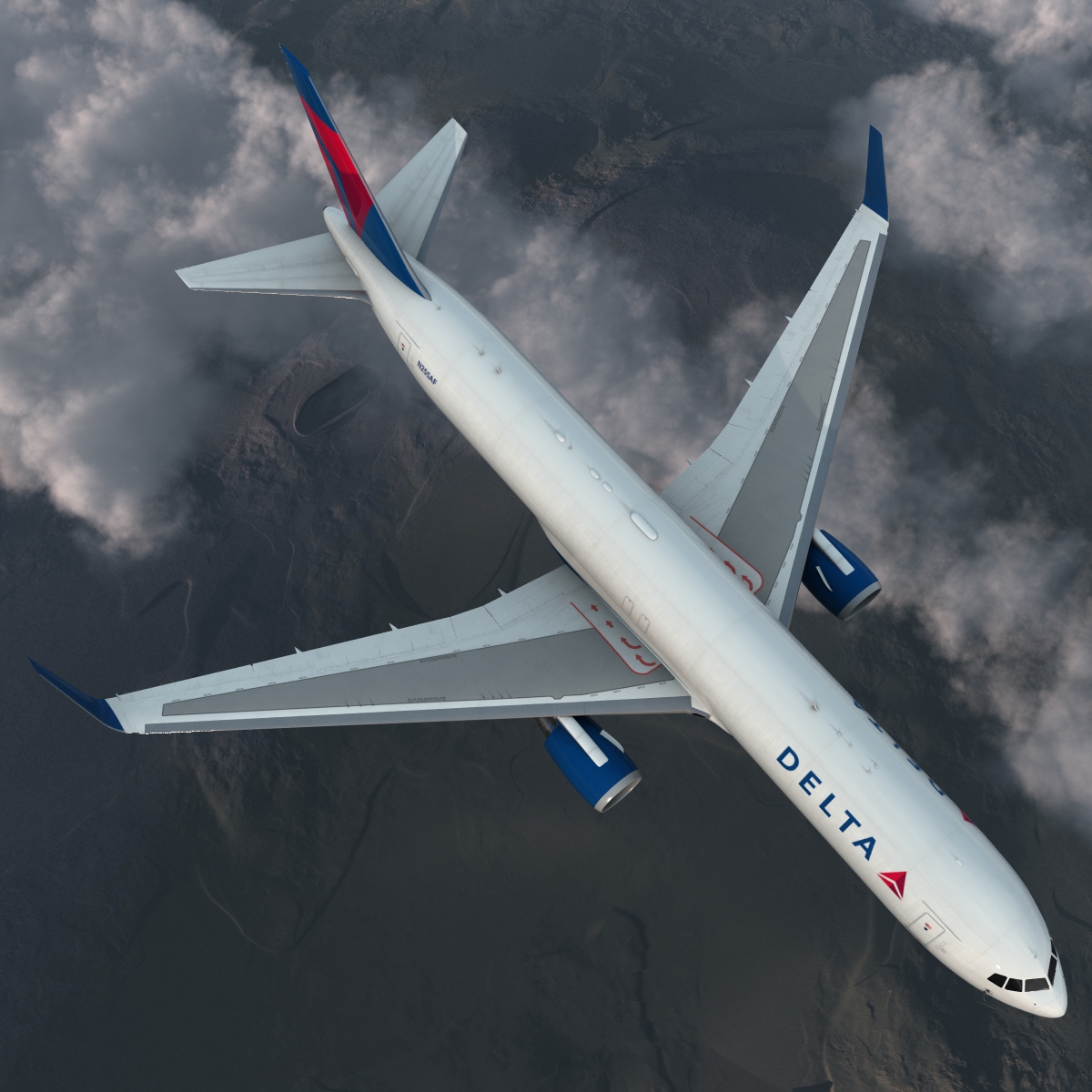 3D Boeing 767 300F Delta Air Lines