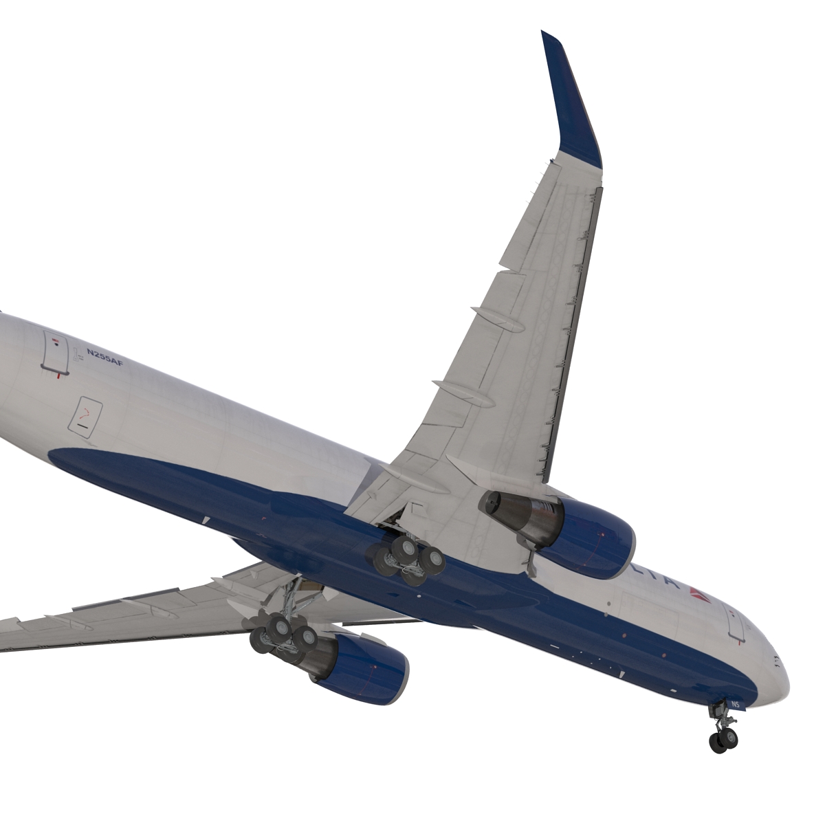 3D Boeing 767 300F Delta Air Lines