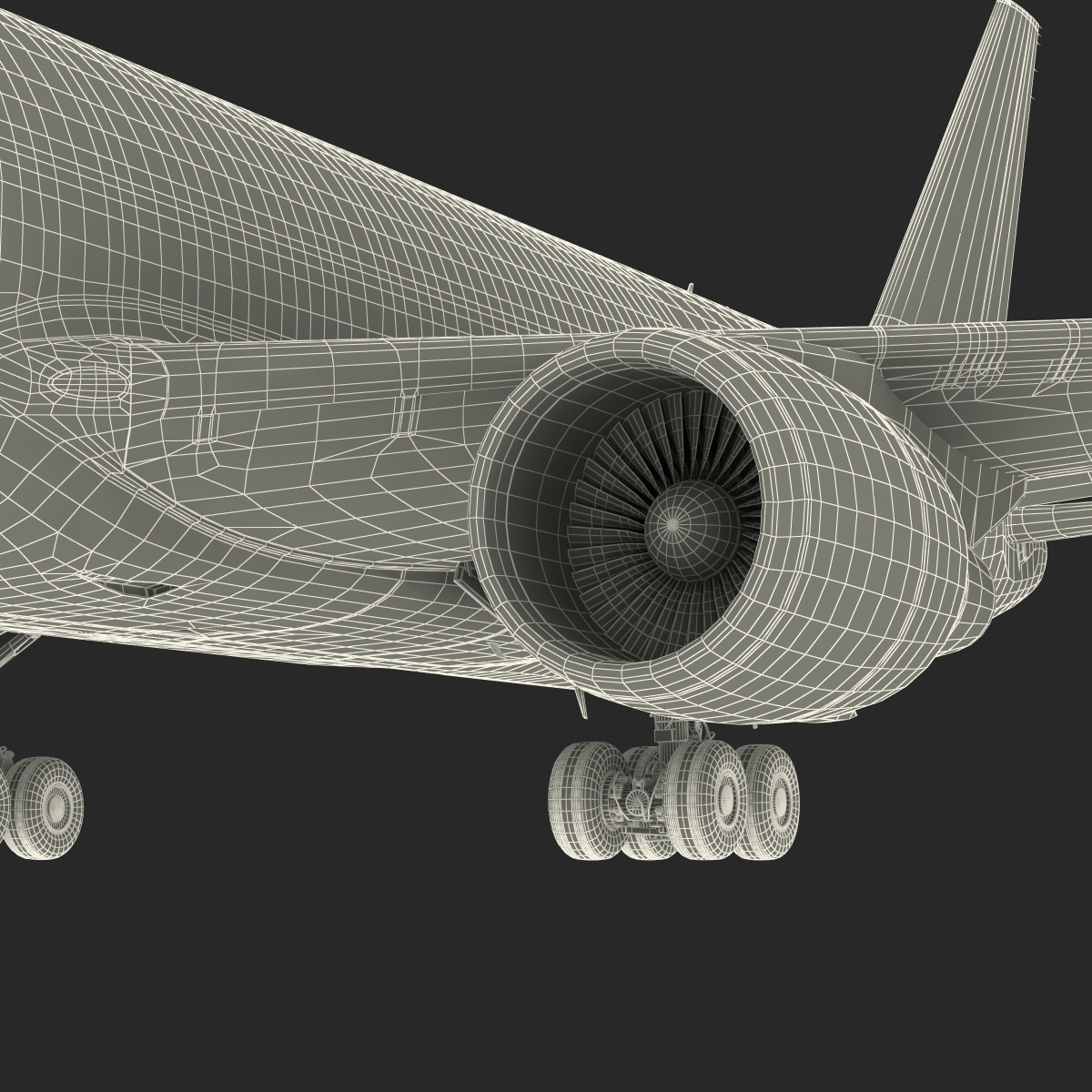 3D Boeing 767 300F Delta Air Lines Rigged model