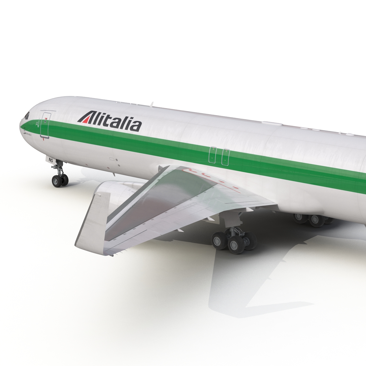 Boeing 767 300F Alitalia 3D model