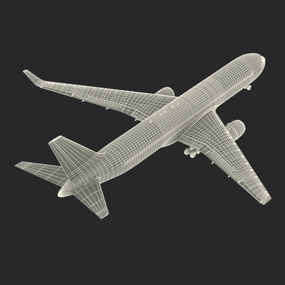 Boeing 767 300F Alitalia 3D model