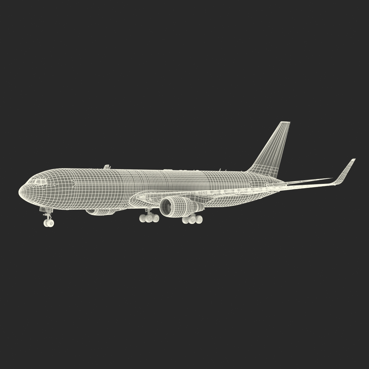 Boeing 767 300F Alitalia 3D model