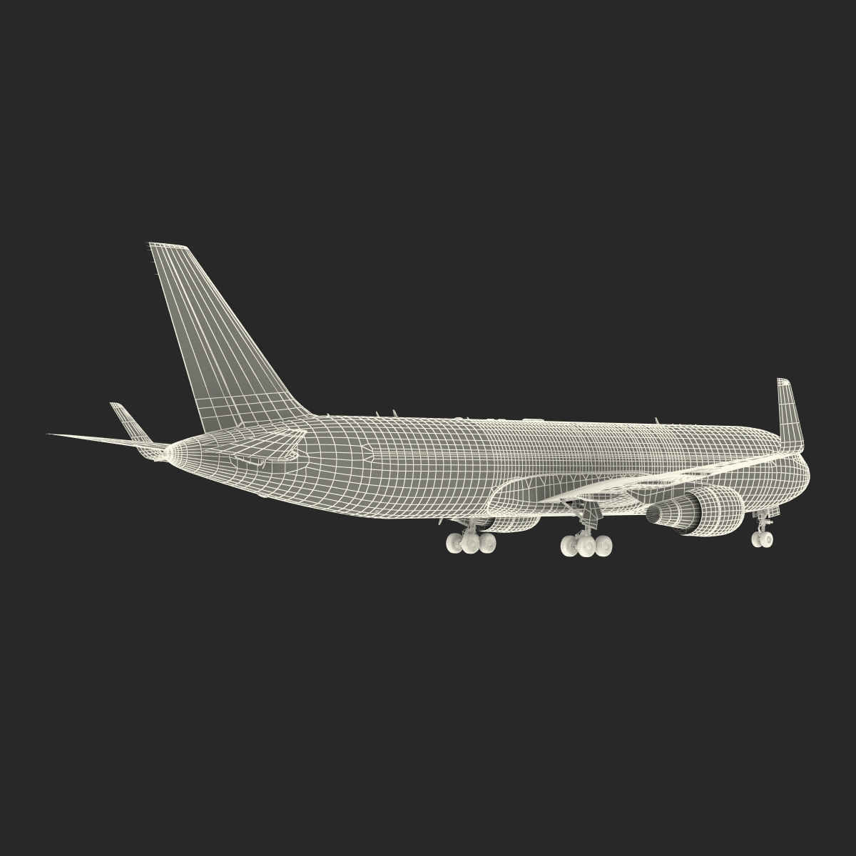 Boeing 767 300F Alitalia 3D model