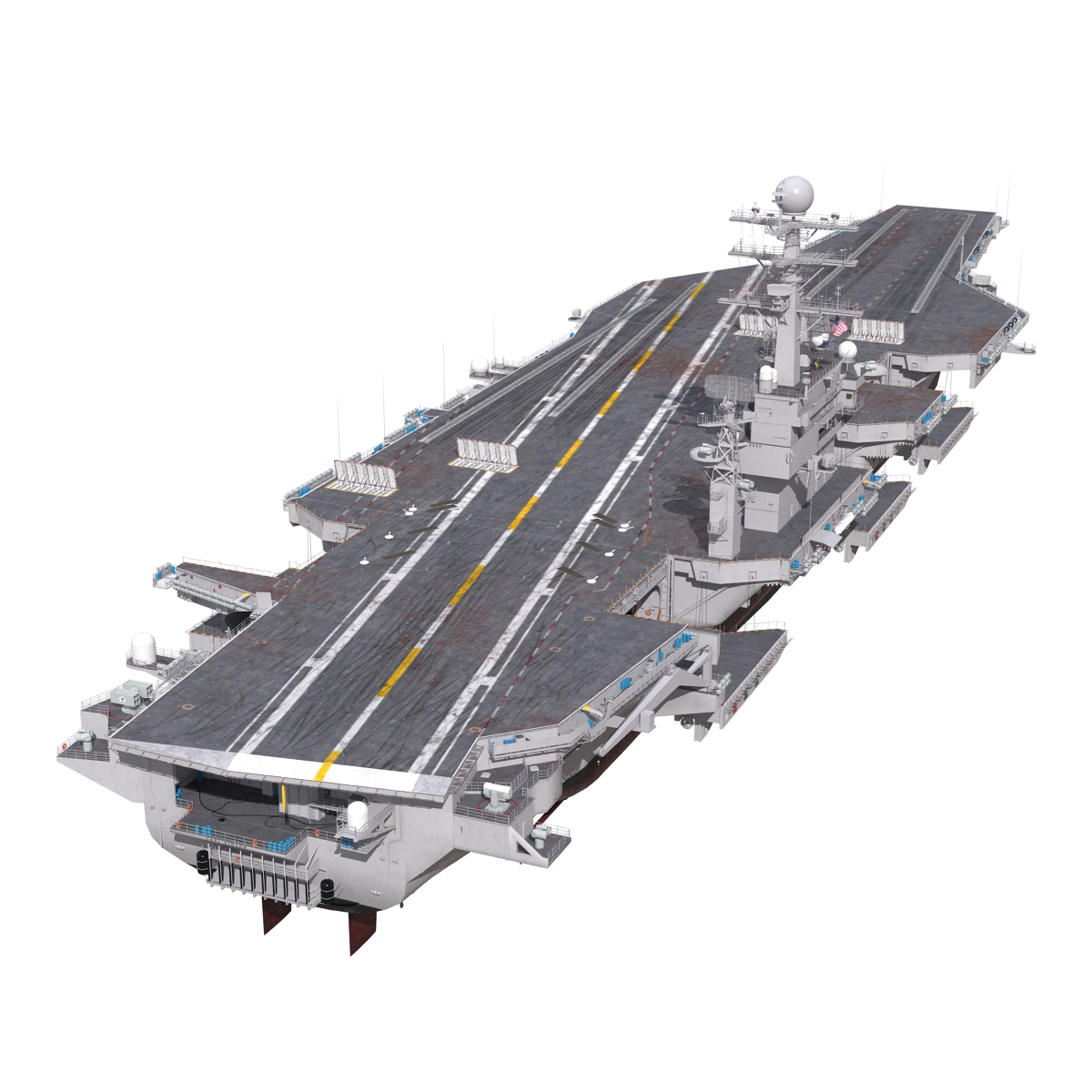 USS Carl Vinson CVN 70 3D