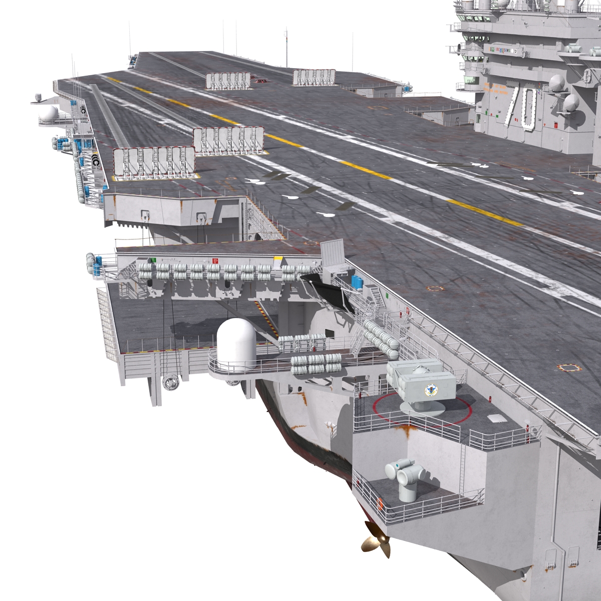 USS Carl Vinson CVN 70 3D