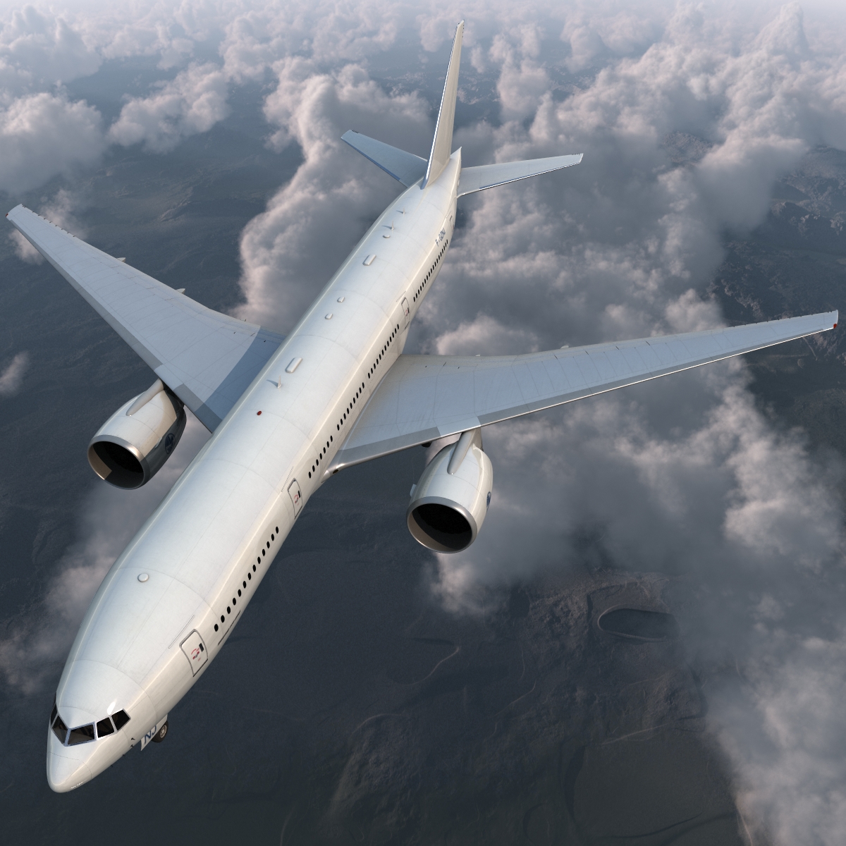 Boeing 777 200 Generic 3D