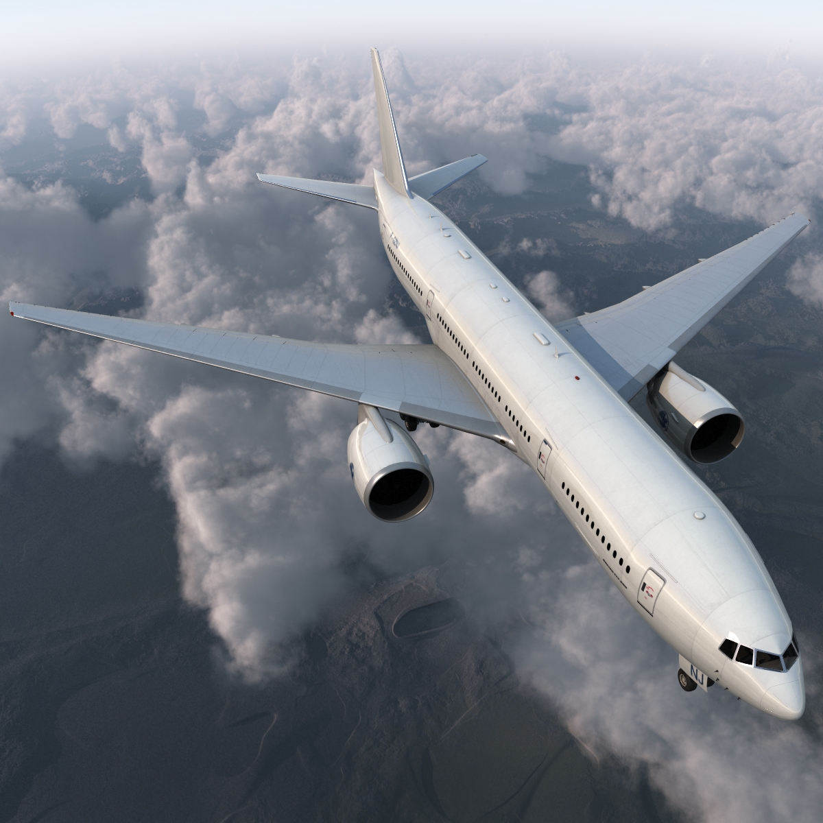 Boeing 777 200 Generic 3D