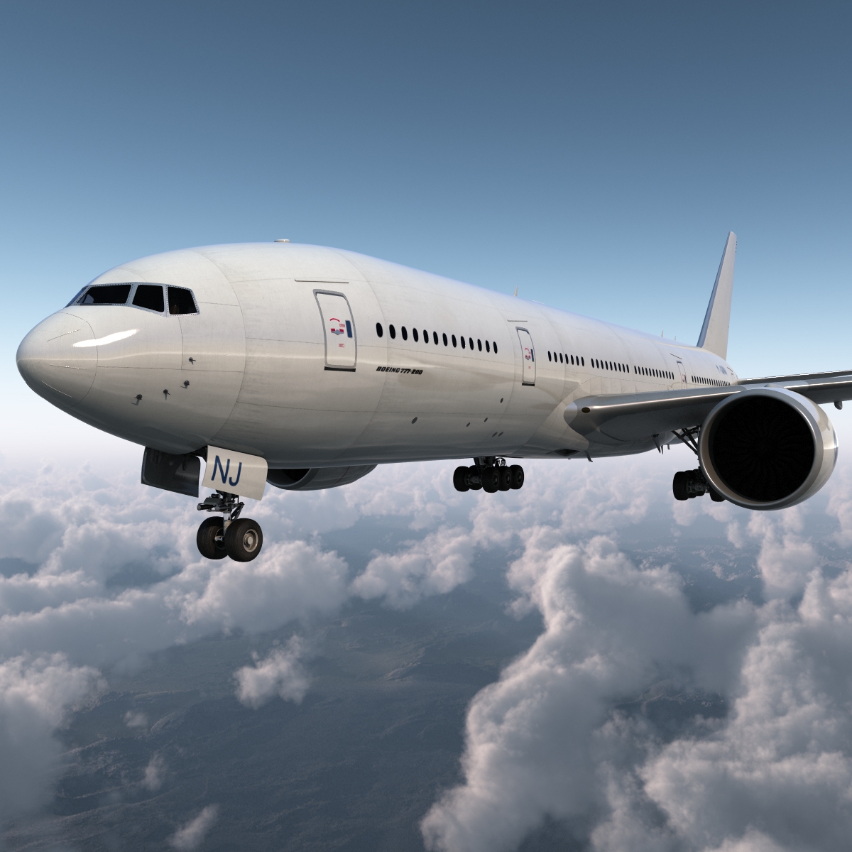 Boeing 777 200 Generic 3D